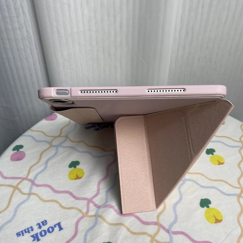 2025 New Y-Folding Case for IPad A16 11th 10th Gen for iPad Air11 13'' Pro11 M4 9th 8th 10.2'' Air4 5 10.9'' Tablet Funda Cover