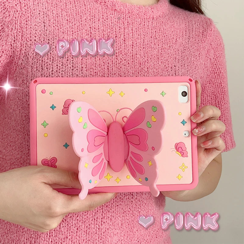 Girls Case for iPad Pro 11 inch/Air 5th/Air 4th Generation 10.9" Cute Cartoon kids Pig Case for iPad Pro 11/Air 10.9/ Air5/ Air4