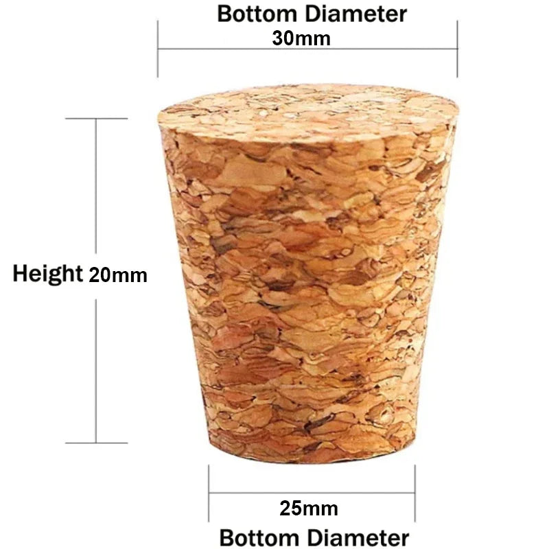 5-50pcs cork stoppers Wine Cork Bottle Stoppers Tapered Cork Stoppers for Bottle Bar Tools Kitchen Accessories