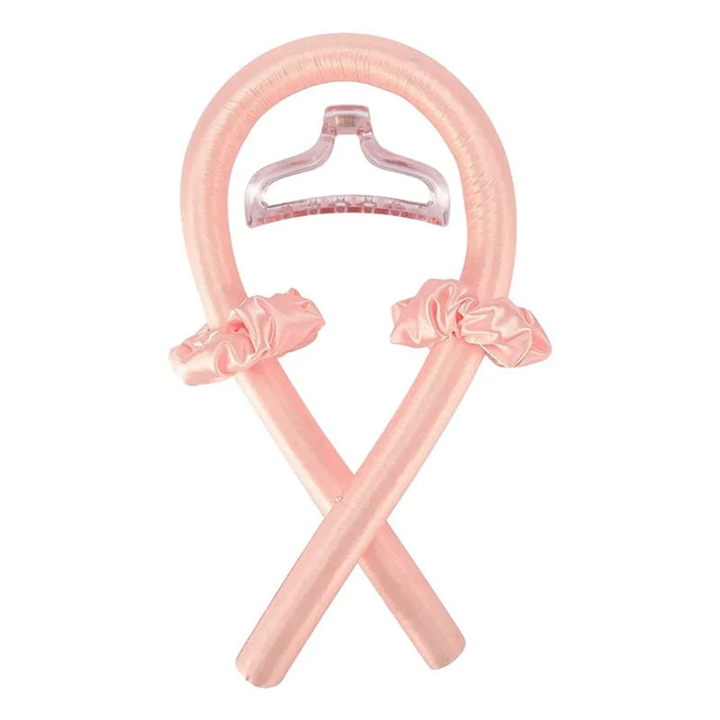 Heatless Curling Rod Headband No Heat Silk Curls Ribbon Hair Rollers Sleeping Soft Headband Lazy Hair Curlers Hair Styling Tools - KiwisLove