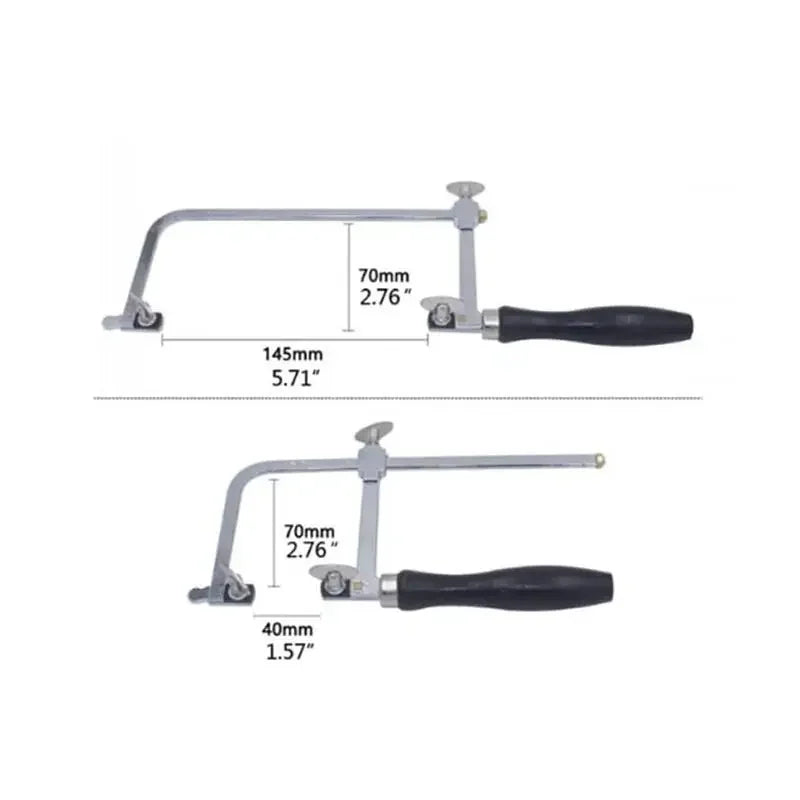 Jeweler\'s Saw Frame kit with Blades Adjustable Jewelers  Precision Cutting Metal Saw Jewelry Making Tool ﻿