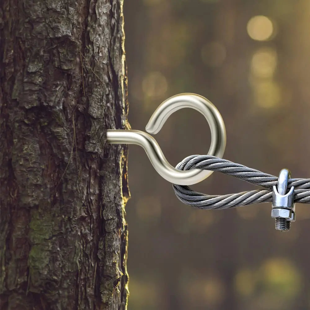 5-50pcs 5#-16# Heavy Duty Eye Hooks Screw Nickel Plated Steel 1# 2# Small Eyelet Screw for DIY Jewelry Craft - KiwisLove