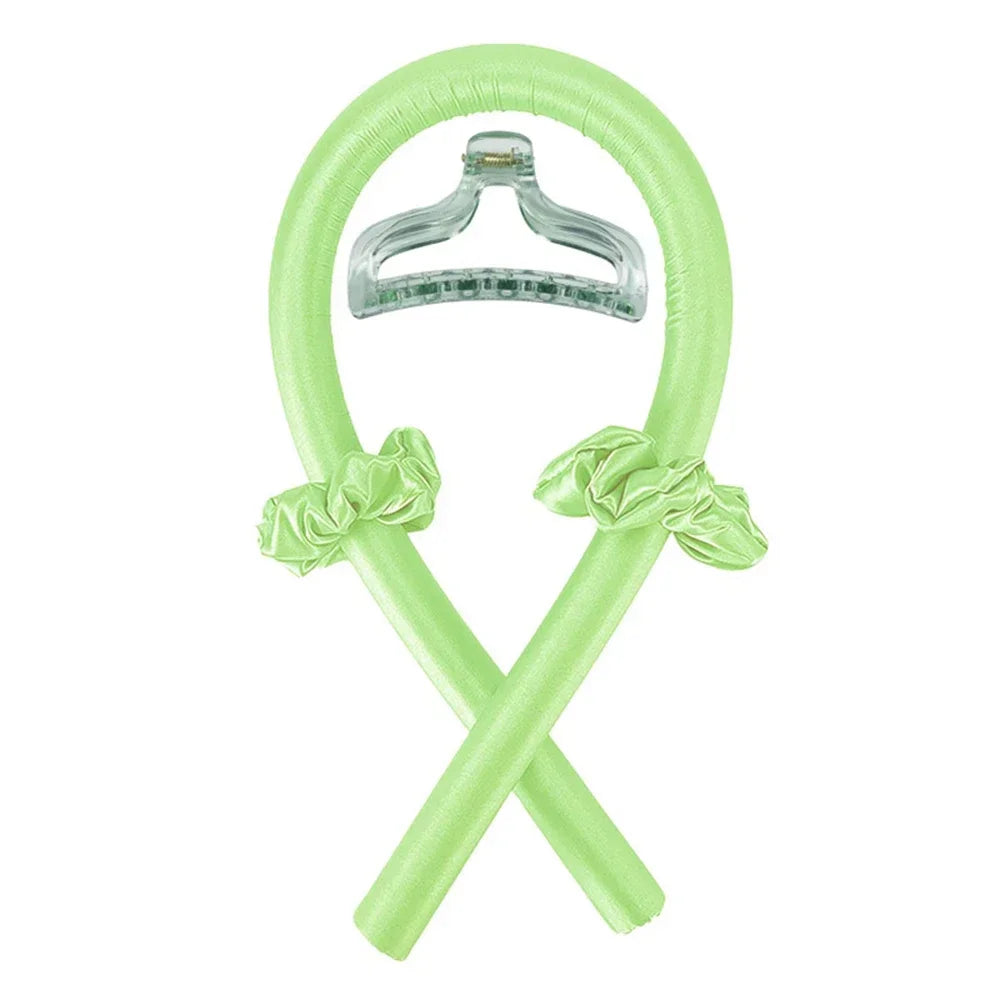 Heatless Curling Rod Headband No Heat Silk Curls Ribbon Hair Rollers Sleeping Soft Headband Lazy Hair Curlers Hair Styling Tools - KiwisLove