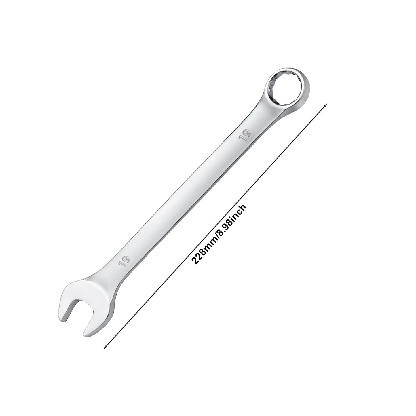 Dual-use plum blossom open end Ratchet wrench 7MM-24MM Combination spanners nut cutter combined Key Repair hand tools