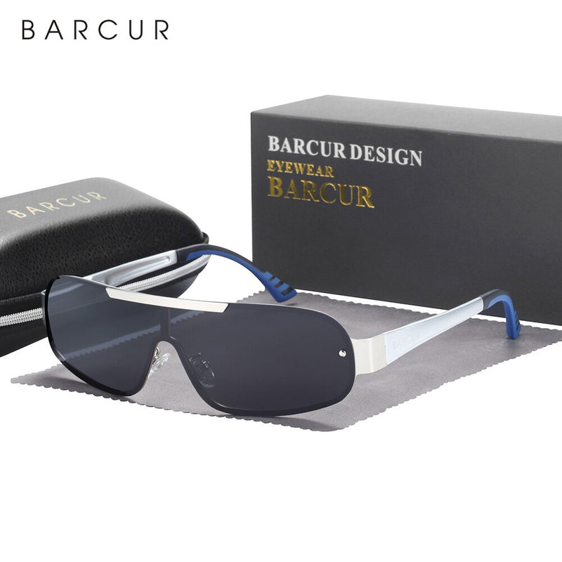 BARCUR Sports Sunglasses for Men Driving Narrow Polarized Sun Glass Women Gafas De Sol Shades - KiwisLove