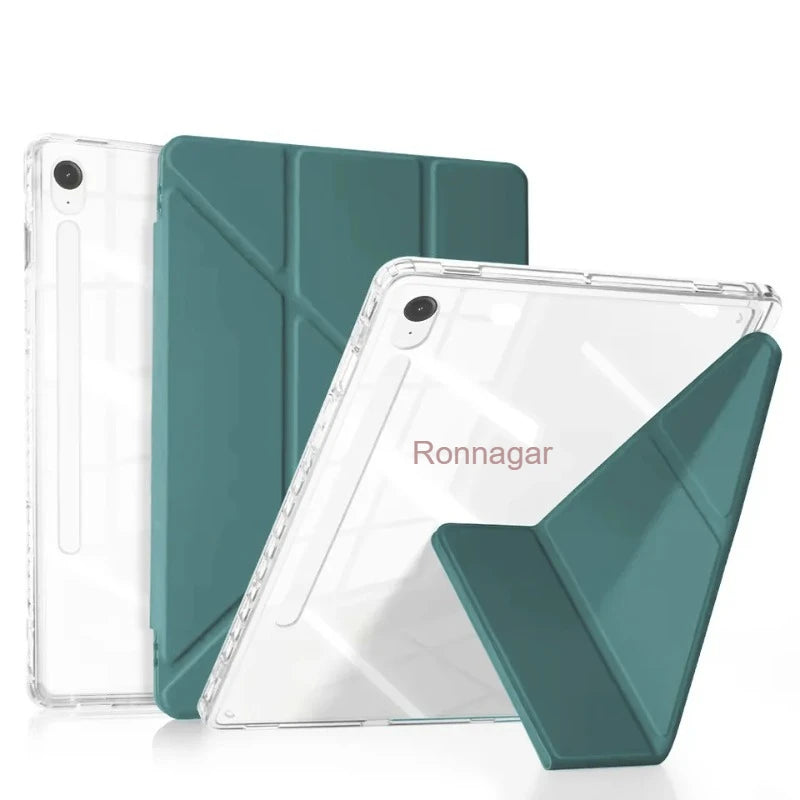 Y Fold Case for Samsung Galaxy Tab S10 FE+ Plus 13.1 inch 2025 SM-X620/X626 S7 S8 S9 11'' S10 FE 10.9'' S7+ S8+ S9+ 12.4'' Case