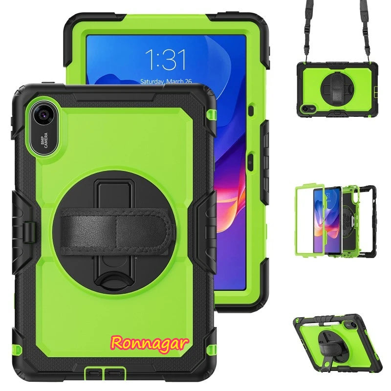 Heavy Duty Rugged Cover for Xiaomi Redmi Pad 2 11inch 2025 Shoulder Strap Built-in Screen Protector for Redmi Pad 2 11'' Tablet