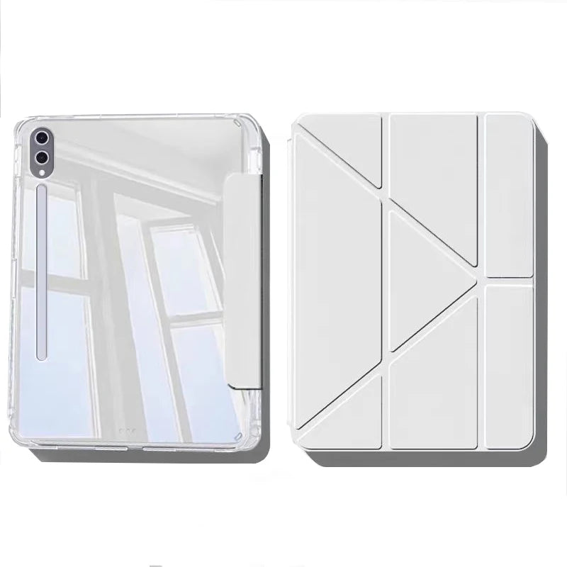 Y-Fold Smart Case for Samsung Galaxy Tab S11 11 inch 2025 S10lite Funda Case 5G SM-X730/X736 S10 S9 S7 FE S8 plus 12.4'' 13.1''