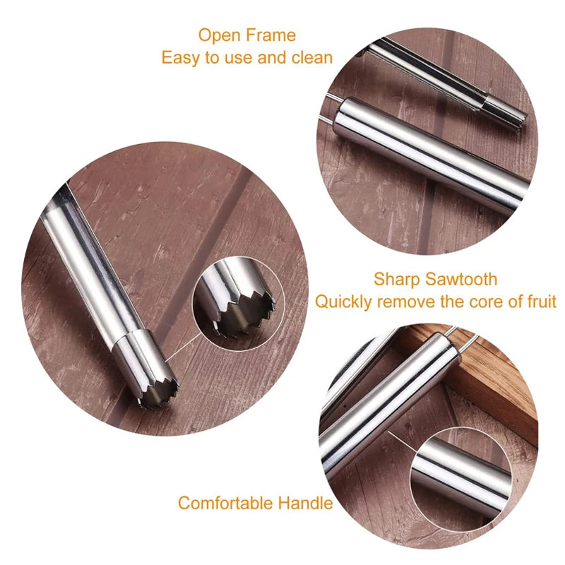Fruit Core Remover Cutter Kitchen Gadgets Stainles Steel Home Vegetable Tool Apples Red Dates Corers Fruit Core Remove tool
