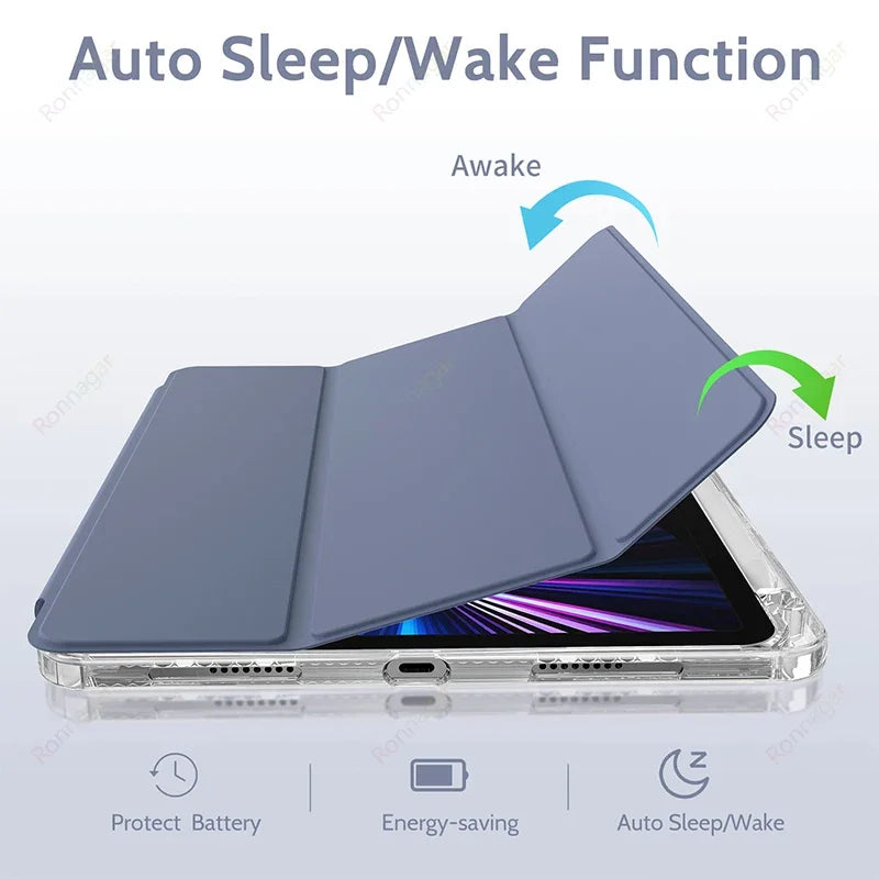 Case for iPad Pro 12.9 inch 6th/ 5th/ 4th/ 3rd Generation iPad Pro13 Pro11 M4 M2 2024 2025 Air11 13 Air4 510th A16 9th 10.2 10.5