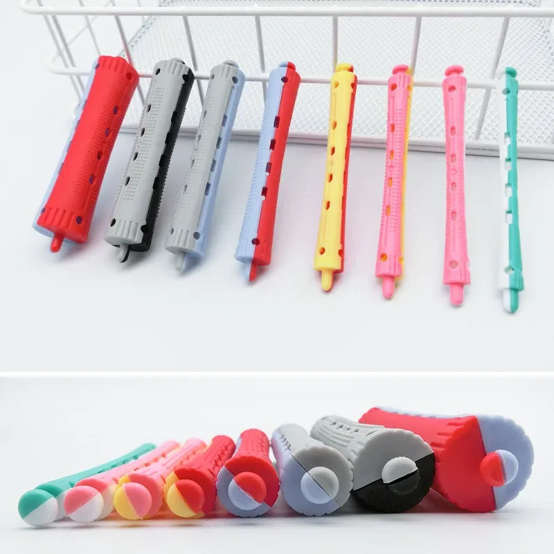 다운펌 Heatless Hair Curler No Heat Hair Rollers Soft Curling Rod Pull Core Lazy Curls Flexi Rods Wave Formers Hair Styling Tools - KiwisLove