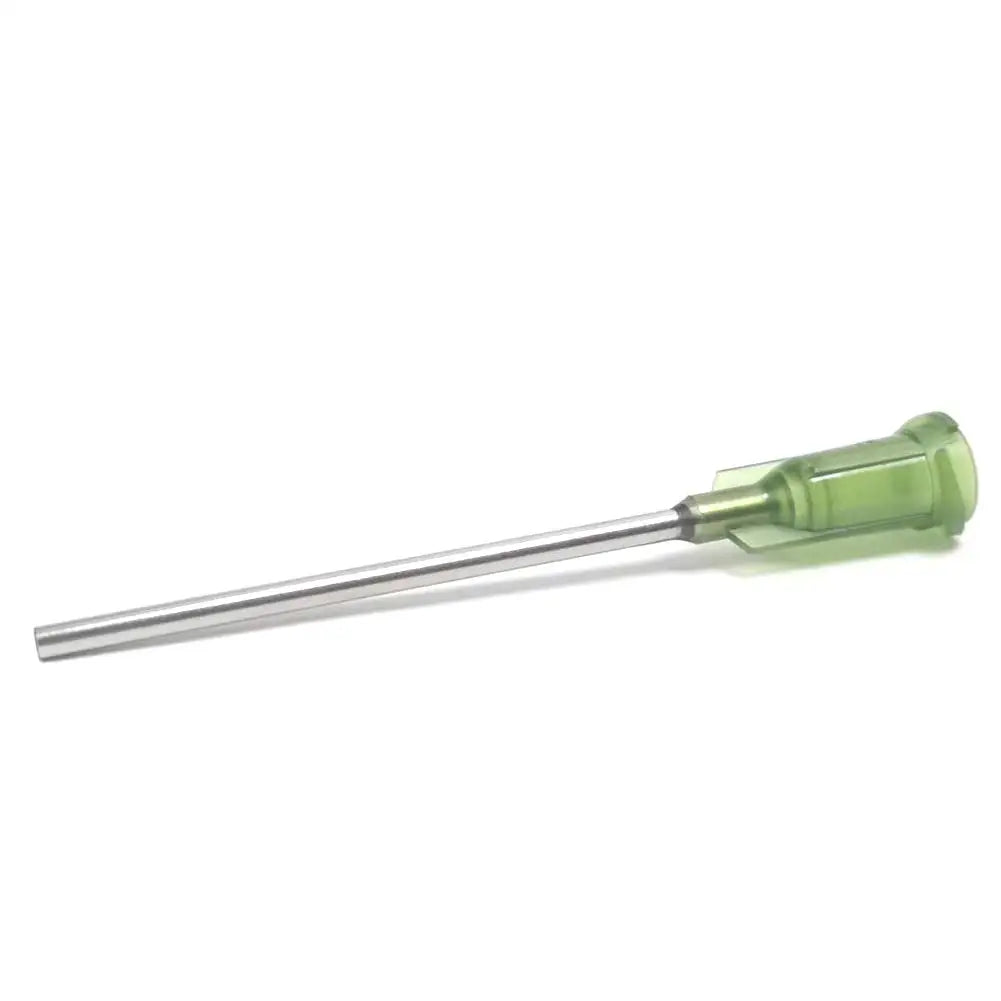 10/25pcs 1.5 Inch Dispensing Needles Syringe Needle 1.5 Inch Length Machine Nozzle Glue Needle Blunt End Threaded Port 14G-27G