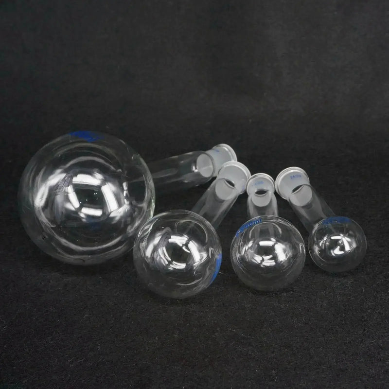 250ml 300ml 19/26 24/29 Joint Lab Borosilicate Glass Flask Long Neck Round Bottom - KiwisLove