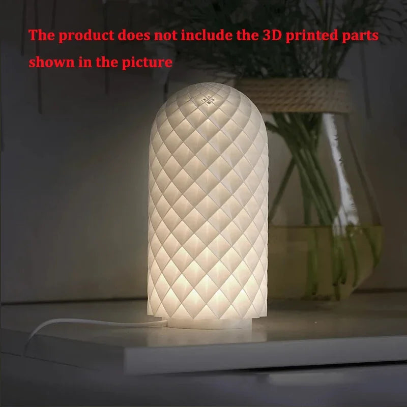 Bambu Lab 3D Printing DIY bamboo Bluetooth mouse kit 002 LED Lamp Wireless DIY Model Toy Gun Clock Components 3D Printer Parts