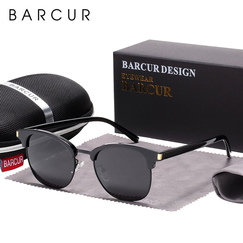 BARCUR Women Sun Glasses Men Sunglasses Polarized Shades Female Oculos lunette de soleil femme - KiwisLove