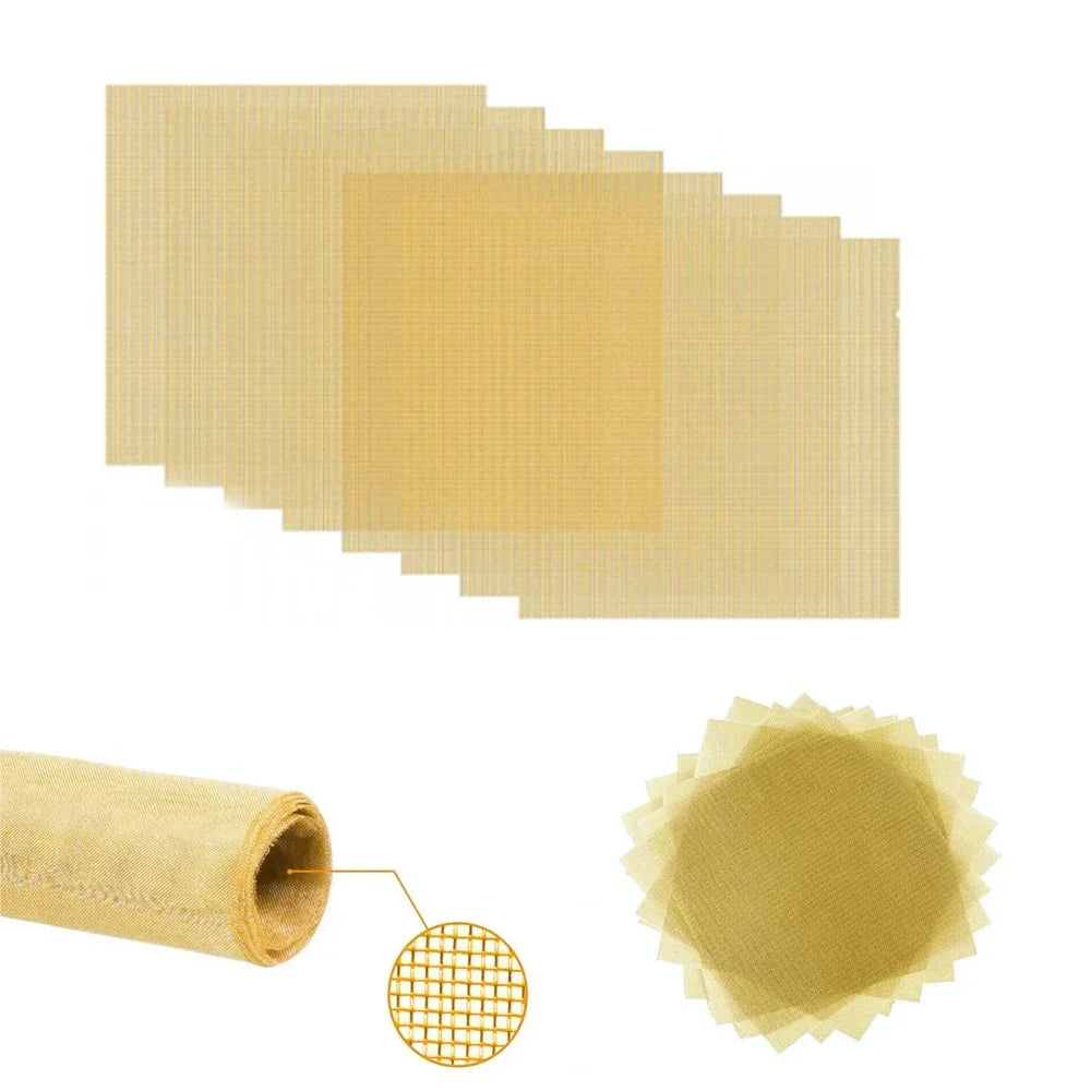1pcs 20-200Mesh Brass Woven Wire Mesh Shielding Fabric 15x15/30x30/30x90cm Copper Wire Paint Filter Screen