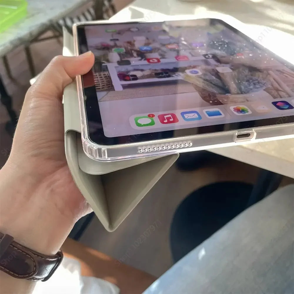 Smart Funda Case iPad 9th 8th 7th 10th Gen Case ipad Air11/13 2024 Pro11/13 M4 Case Air5 4 10.9''/10.5''/10.2''/9.7''/13''/12.9'