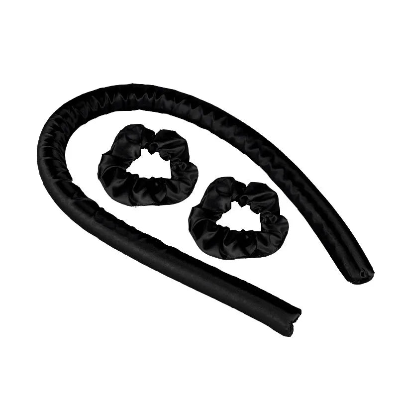 Heatless Curling Rod Headband No Heat Silk Curls Ribbon Hair Rollers Sleeping Soft Headband Lazy Hair Curlers Hair Styling Tools - KiwisLove