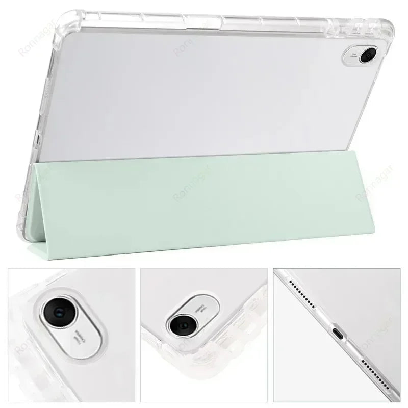 With Pencil Holder Case for Huawei MatePad SE 11 2024 Case Magnet Tablet Case Funda For Huawei MatePad SE 11 inch Silicone Cover