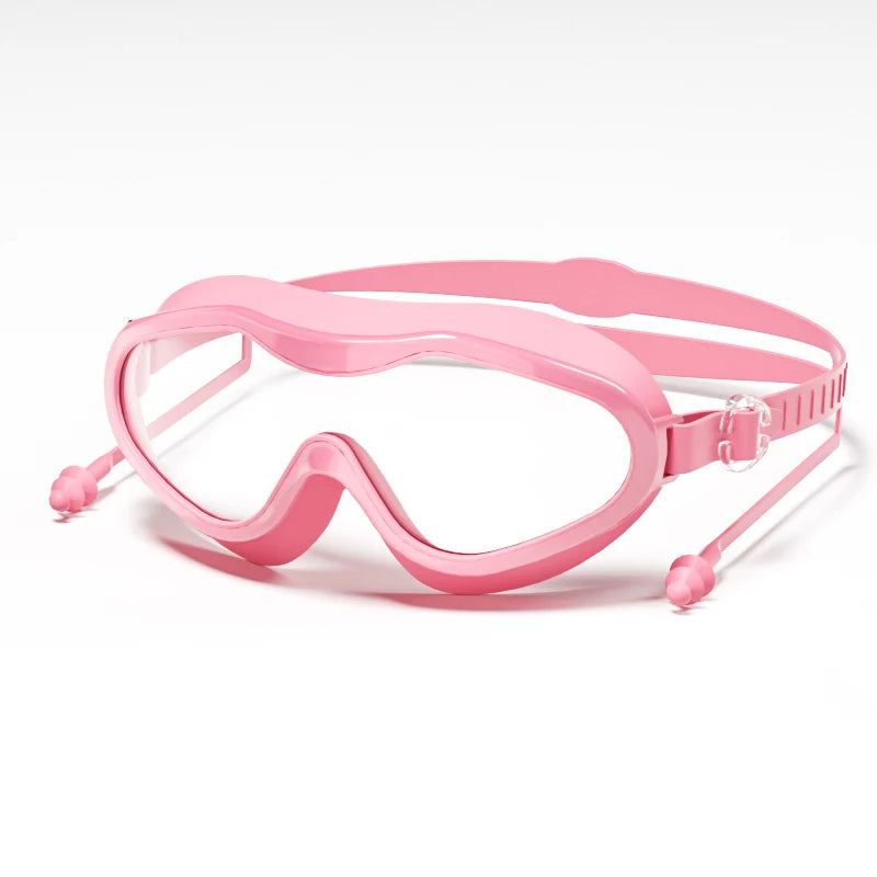 Swimming goggles with large frame, high-definition waterproof, anti fog, electroplated, anti UV, suitable for both men and women