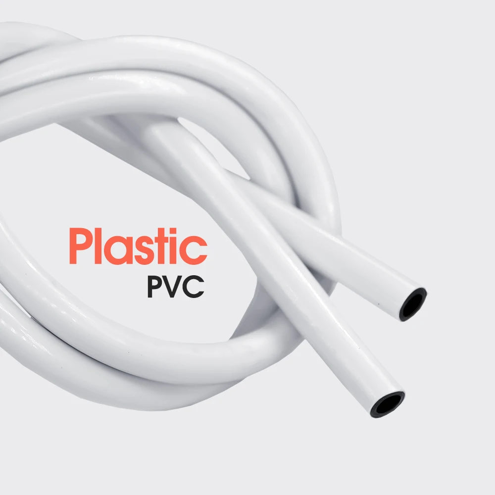 10-30m 1/8'' 1/4''  Panda PVC Hose 2-Layer Drip Irrigation Pipe Black Inside White Outside Garden Irrigation Pipe  Watering Hose
