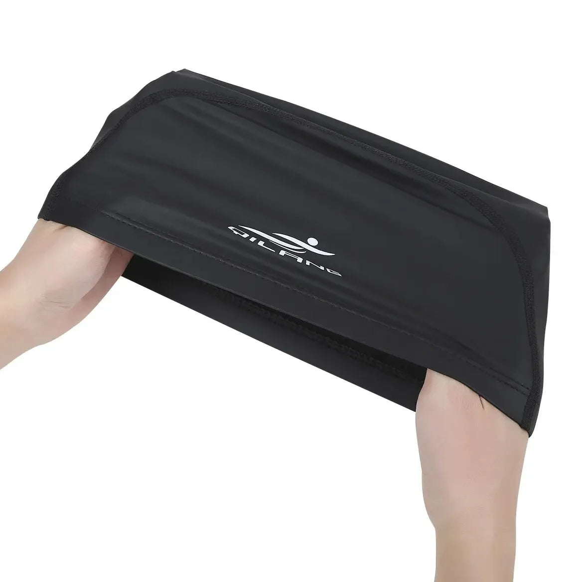 Waterproof Silicone Swim Caps Women Men High Elastic Flexible Protect Ears Hair Swimming Pool Hat for Adults Children Girls Boys