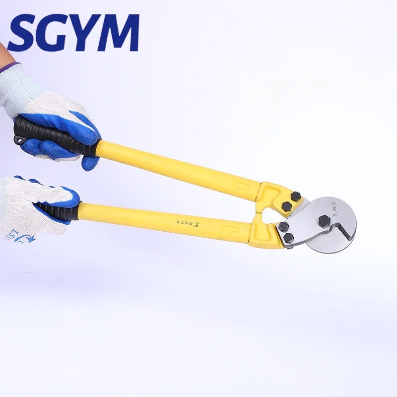 1pcs 450mm 18" For 5MM-6MM pvc Wire Rope Heavy duty cutter for Steel sling scissor for steel wire rope cable