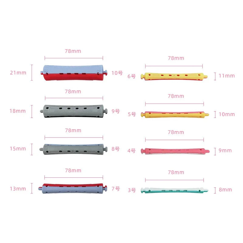 다운펌 Heatless Hair Curler No Heat Hair Rollers Soft Curling Rod Pull Core Lazy Curls Flexi Rods Wave Formers Hair Styling Tools - KiwisLove