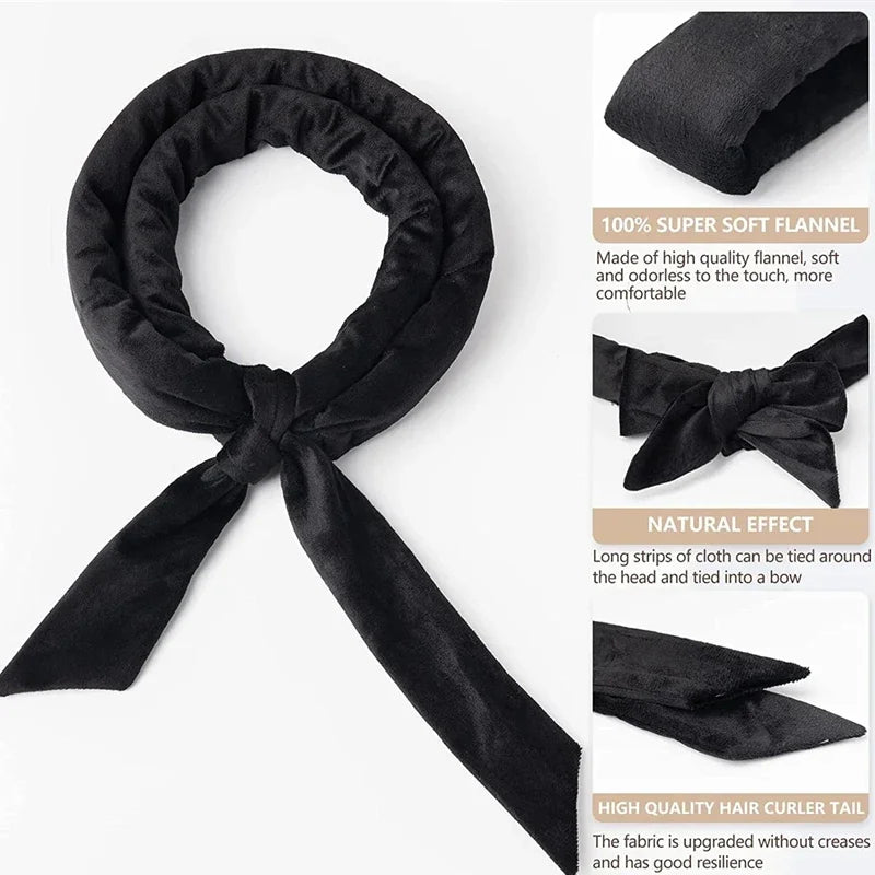 Wuwulk Heatless Curling Rod Headband No Heat Hair Curlers Silk Curls Lazy Hair Rollers Sleeping Soft Headband Hair Styling Tools - KiwisLove