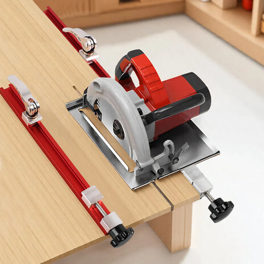 1Pc Circular Saw Guide Rail, Precision Adjustable Cutting Machine Base Guide for Woodworking, Cutting Guide Cutting and Milling