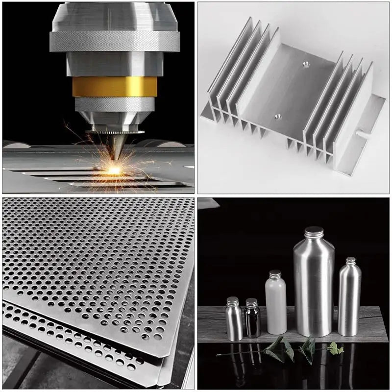 1pcs Aluminum Plate thickness 0.3mm 0.5mm 1mm 1.5mm 2mm 3mm 5mm 6mm 10mm Aluminum alloy square plate Polished Plate Sheet