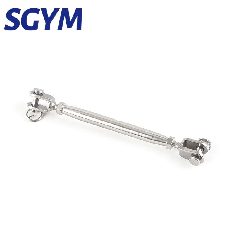 M5 M6 M8 M10 M12 M14 M16 M20 304 Stainless Steel Marine Sailboat Rigging Screw Closed Body Jaw/Jaw Turnbuckle