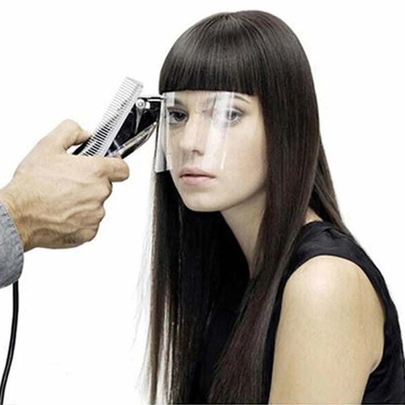 50pcs Disposable Hairdressing Eye Mask Transparent Eye Shield Kit Dye Perm Face Cover Bangs Protection Guard Mask
