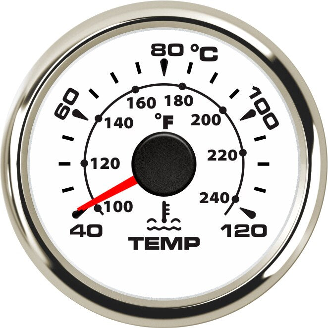10mm 14mm 17mm 21mm Temperature Sensor + 52mm Water Temperature Gauge Universal for Boat Car Auto Motorcycle Thermometer - KiwisLove