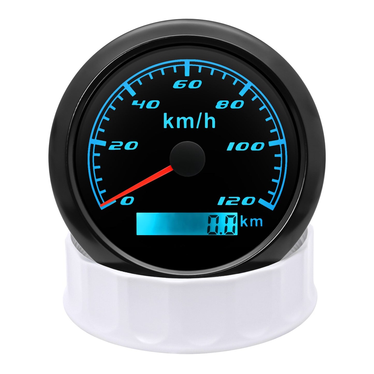60KMH 120KMH 200KMH 300KMH 85mm GPS Speedometer Gauge with GPS Sensor Antenna Car Gauge speed meters 7 Color Backlight 12V/24V - KiwisLove