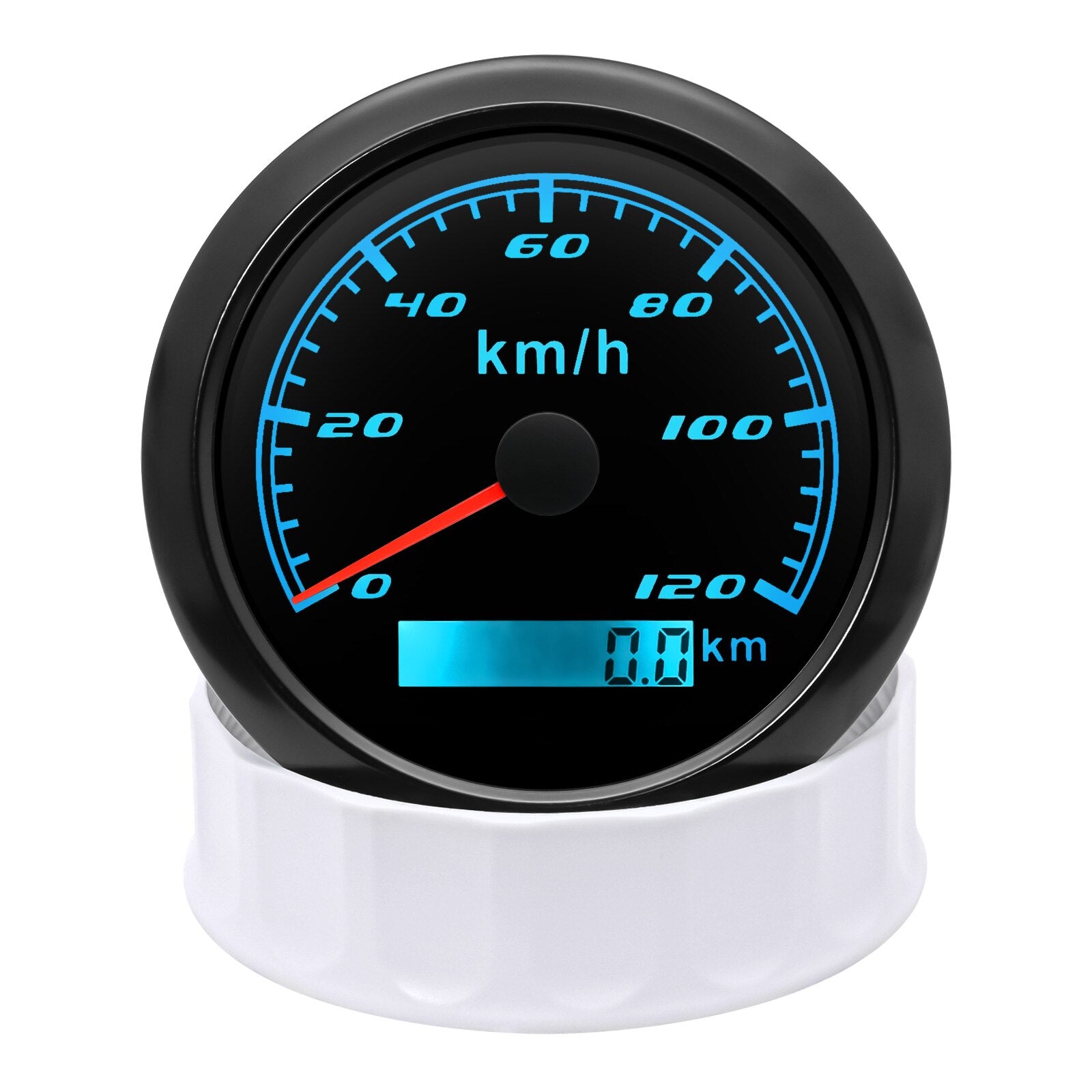 60KMH 120KMH 200KMH 300KMH 85mm GPS Speedometer Gauge with GPS Sensor Antenna Car Gauge speed meters 7 Color Backlight 12V/24V - KiwisLove