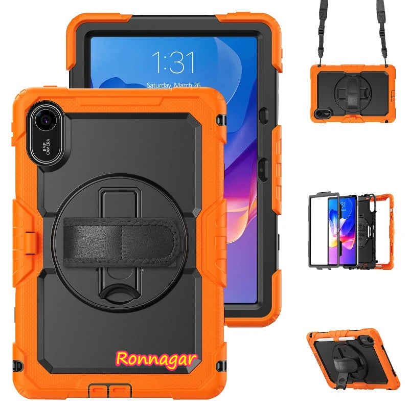 Heavy Duty Rugged Cover for Xiaomi Redmi Pad 2 11inch 2025 Shoulder Strap Built-in Screen Protector for Redmi Pad 2 11'' Tablet