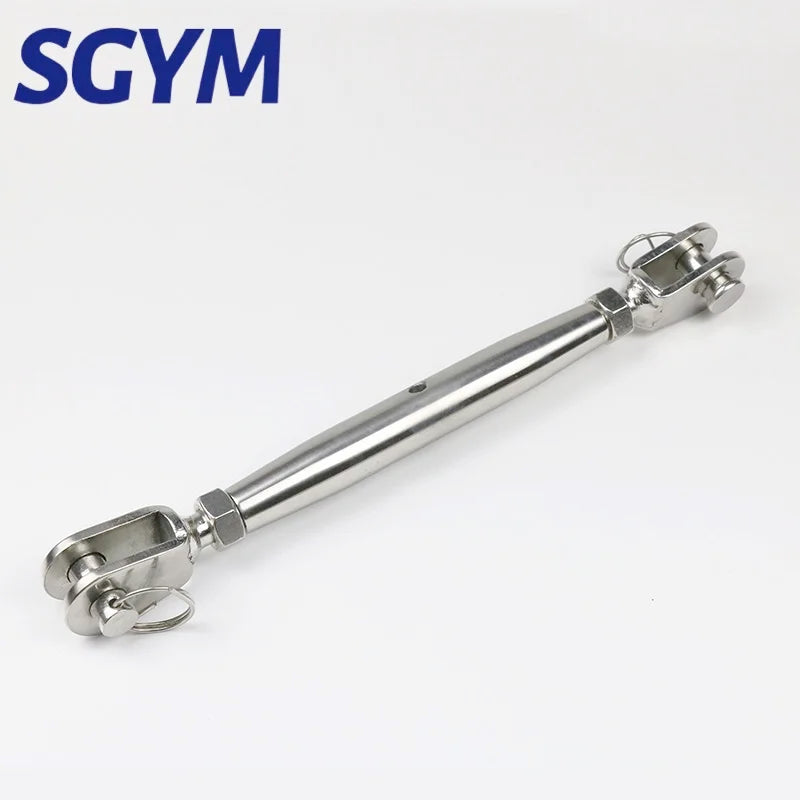M5 M6 M8 M10 M12 M14 M16 M20 304 Stainless Steel Marine Sailboat Rigging Screw Closed Body Jaw/Jaw Turnbuckle