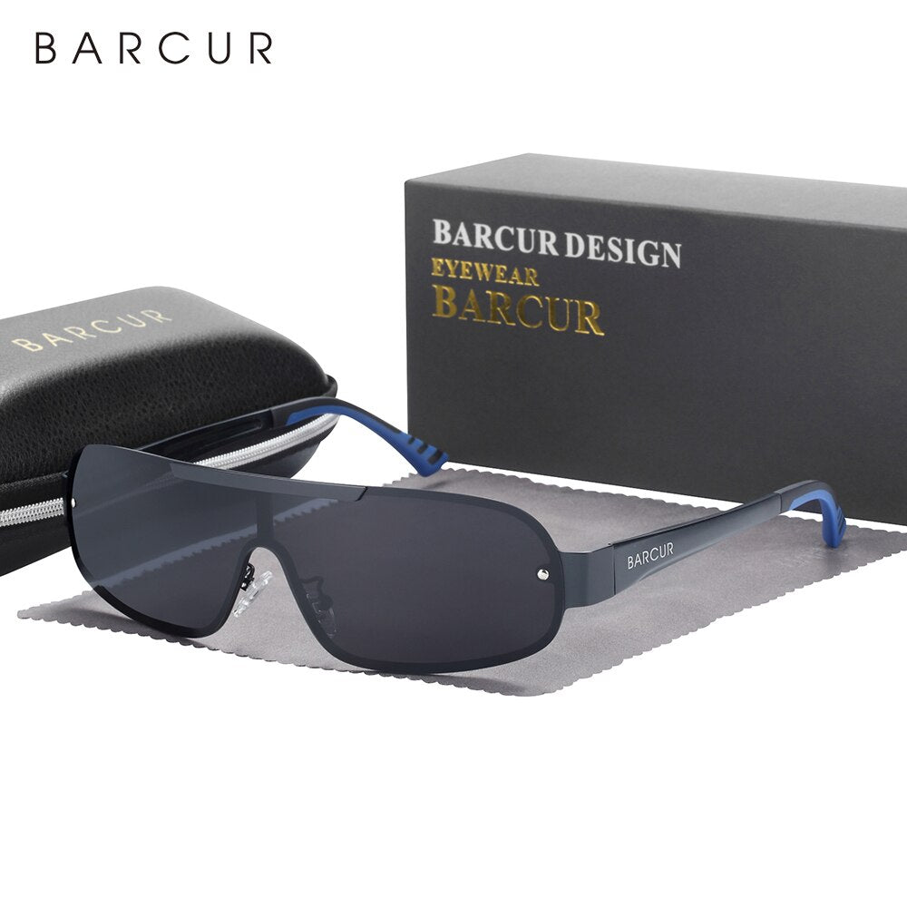 BARCUR Sports Sunglasses for Men Driving Narrow Polarized Sun Glass Women Gafas De Sol Shades - KiwisLove