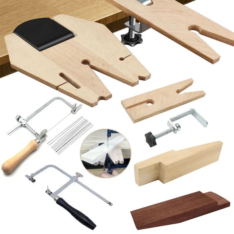 Jeweler\'s Saw Frame kit with Blades Adjustable Jewelers  Precision Cutting Metal Saw Jewelry Making Tool ﻿