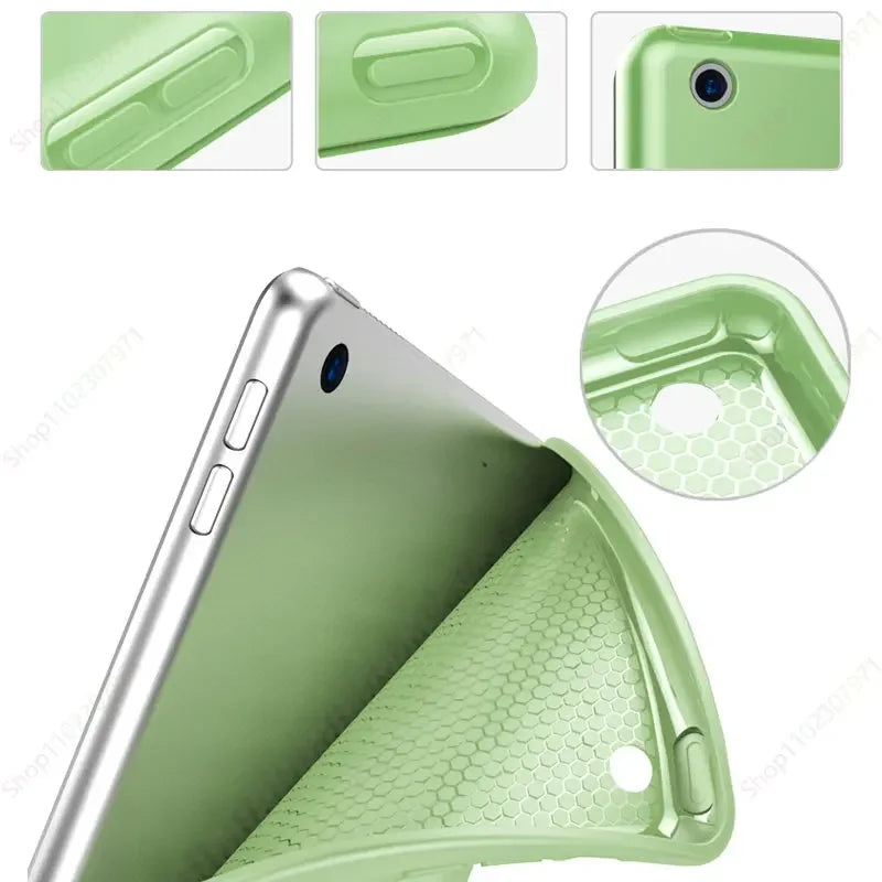 Ultra Slim Case for iPad Air 5th Air 6th Generation M2 2024/Air4th 10.9 iPad Pro11 M4 ipad 7 8 9th 10th Gen Air3 10.5 Sleep wake