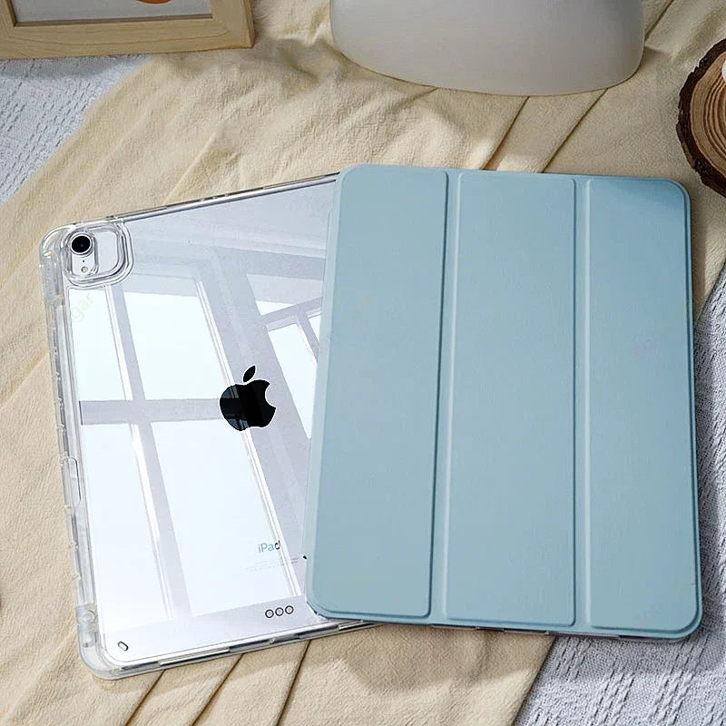 For 2025 iPad 11th A16 Case Air11 13'' iPad 10th 9th 8th Gen 10.2 10.5 iPad Pro11 M4 Air4 5 10.9in 12.9 M2 M3 Pencil Holder Case