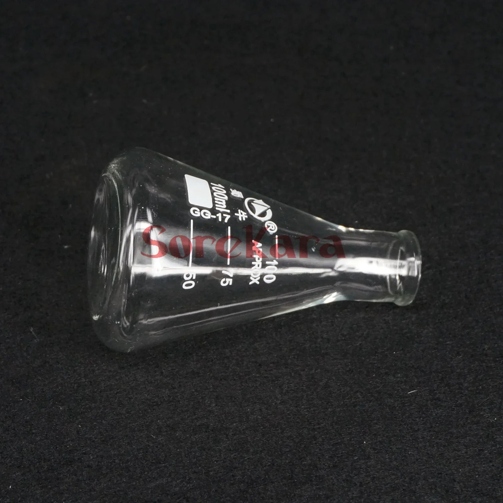 100ml Narrow Neck Borosilicate Glass Conical Erlenmeyer Flask For Chemistry Laboratory - KiwisLove