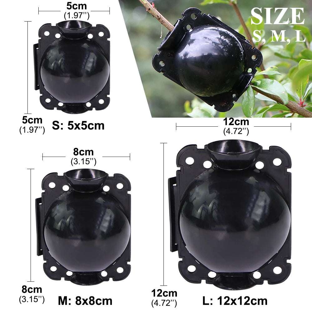 6pcs Strong Plastic Tree Root Grow Box Grafting Tool Rooting Ball Reusable High Pressure Air Layering Tree Rooter Propagator