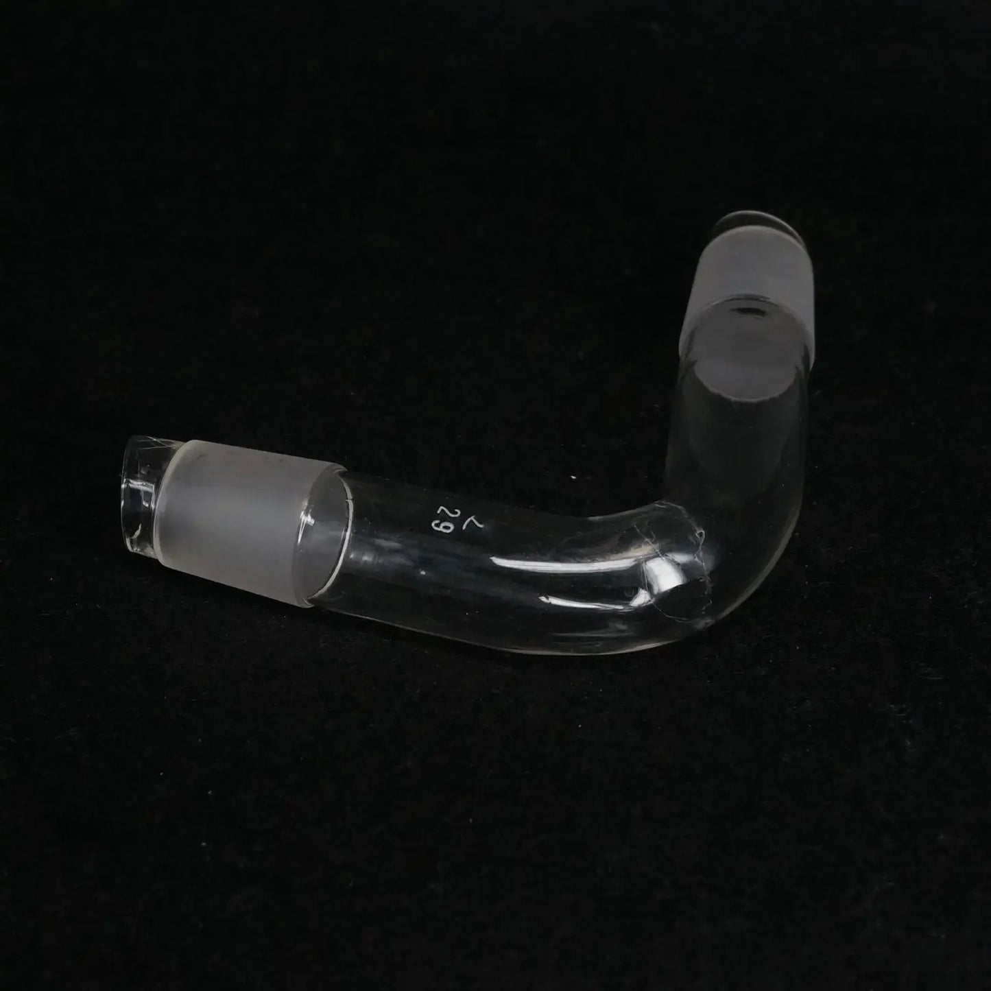 29/32 Stopper Glass Distillation Adapter Distilling Head 75 Degree Bend Labware - KiwisLove