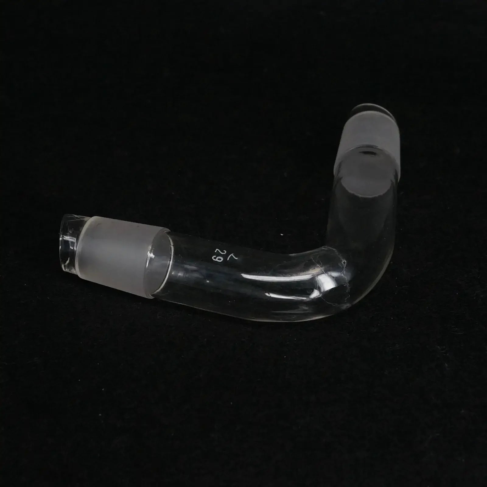 29/32 Stopper Glass Distillation Adapter Distilling Head 75 Degree Bend Labware - KiwisLove