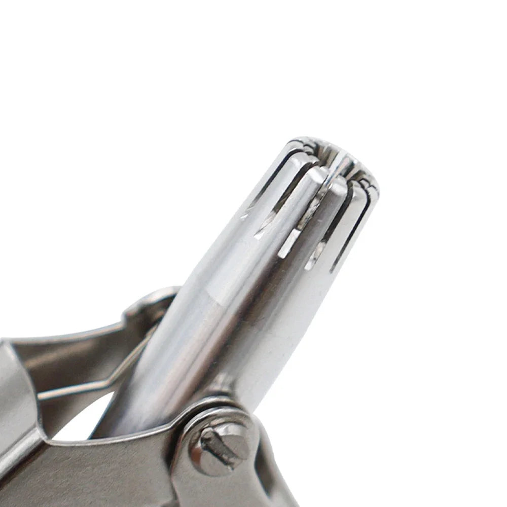 Nose Hair Trimmer For Men And Women Stainless Steel Manual Nose Hair Razor No Noise Washable Nose Hair Trimmer Manual Shaver - KiwisLove