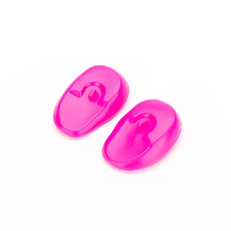 2pcs Silicone Ear Cover Hair Coloring Dyeing Ear Protector Waterproof Shower Ear Shield Earmuffs Caps Salon Styling Accessories - KiwisLove