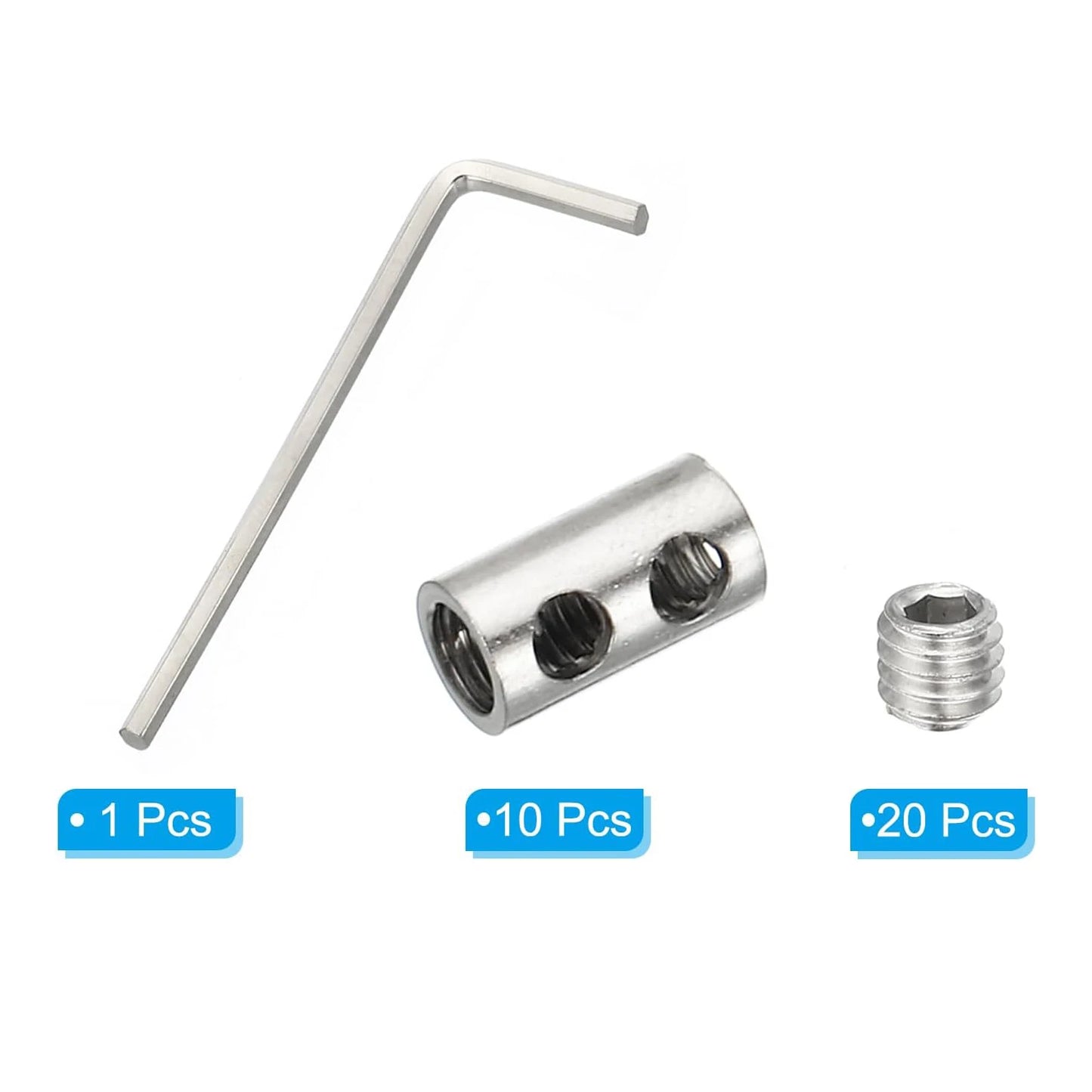 10/50/100PCS For 1.5/2/3mm Wire rope Clip Clamp Cable Fastener Adjustable Screw Copper Metal Fixture Sling Fixing Accessories