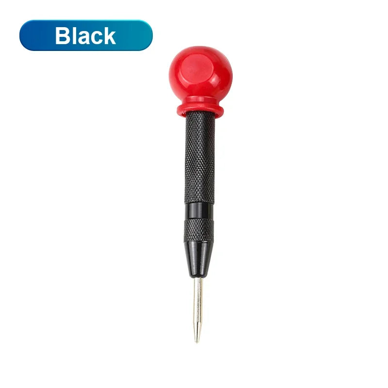 NINDEJIN Automatic Center Punch 1pc Spring Loaded Hole Center Punch Wood Metal Hole Marking Adjustable Impact Puncher - KiwisLove